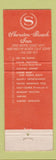 Matchbook Cover - Sheraton Beach Inn Huntington Beach CA