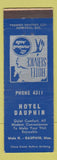 Matchbook Cover - Hotel Dauphin MB WEAR