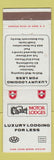 Matchbook Cover - Chalet Motor Lodges MA ME NH VT CHAIN
