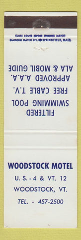 Matchbook Cover - Woodstock Motel Woodstock VT