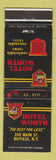 Matchbook Cover - Hotel Worth Buffalo NY