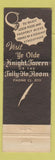 Matchbook Cover - Hotel Worth Buffalo NY