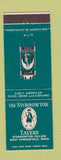 Matchbook Cover - Old Storrowton Tavern West Springfield MA