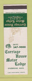 Matchbook Cover - Carriage House Motor Lodge Sturbridge MA