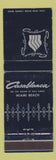 Matchbook Cover - Casablanca Miami Beach FL