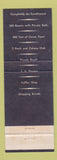 Matchbook Cover - Casablanca Miami Beach FL