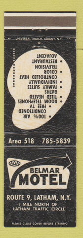 Matchbook Cover - Belmar Motel Latham NY