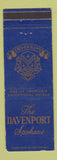 Matchbook Cover - Davenport Hotel Spokane WA