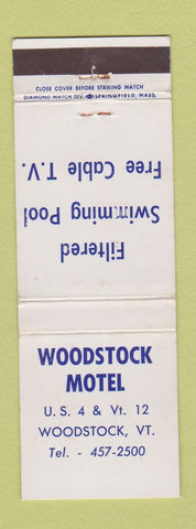 Matchbook Cover - Woodstock Motel Woodstock VT