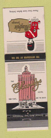 Matchbook Cover - Claridge Hotel Atlantic City NJ