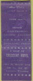 Matchbook Cover - Crescent Hotel Laramie WY POOR BOBTAIL