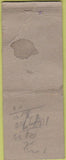 Matchbook Cover - Crescent Hotel Laramie WY POOR BOBTAIL