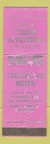 Matchbook Cover - Crossroads Motel Oak Harbor WA WEAR