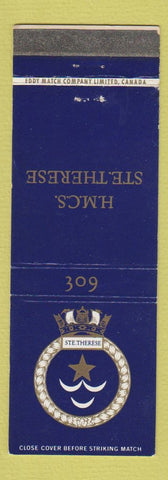 Matchbook Cover - HMCS Ste Therese Canada