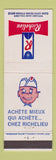 Matchbook Cover - Richelieu Canada