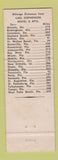 Matchbook Cover - Carl Stephenson Motel Panama City FL