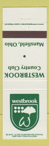 Matchbook Cover - Westbrook Country Club Mansfield OH