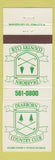 Matchbook Cover - Dearborn Country Club MI