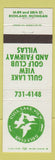 Matchbook Cover - Gull Lake View Golf Course Richland MI