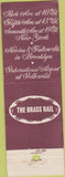 Matchbook Cover - Brass Rail Restaurants New York City feature
