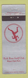 Matchbook Cover - Red Run Golf Club Royal Oak MI WEAR
