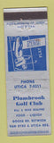 Matchbook Cover - Plumbrook Golf Club Utica MI