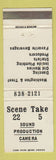 Matchbook Cover - Scene 22 Take 5 Sound Production Camera