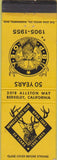 Matchbook Cover - Berkeley Elks Club 1955 CA