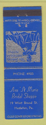 Matchbook Cover - Ann n Marie Bridal Shoppe Hazleton PA