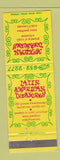 Matchbook Cover - Mexican Treasures Restaurant San Pedro CA