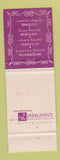 Matchbook Cover - Mexican Treasures Restaurant San Pedro CA