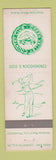 Matchbook Cover - Green Valley Country Club Lafayette Hill PA