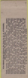 Matchbook Cover - Art Steiner Sales Fort Worth TX Advertising
