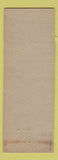 Matchbook Cover - Orinda Country Club Orinda CA