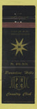 Matchbook Cover - Paradise Hills Country Club Albuquerque NM