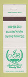 Matchbook Cover - Jumping Brook Country Club Neptune NJ