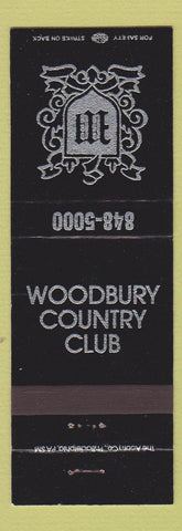 Matchbook Cover - Woodbury Country Club NJ