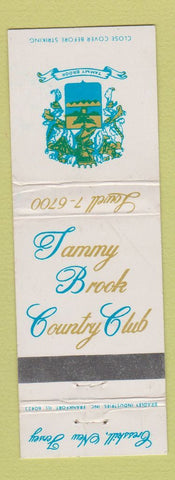 Matchbook Cover - Tammy Brook Country Club Cresskill NJ WEAR