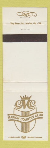 Matchbook Cover - Marion Country Club OH