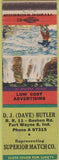 Matchbook Cover - DJ Butler Superior Match Fort Wayne IN