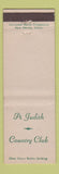 Matchbook Cover - Point Judith Country Club Narragansett RI