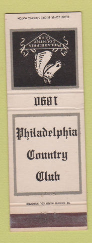 Matchbook Cover - Philadelphia Country Club PA