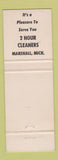 Matchbook Cover - Alwyn Golf Club Marshall MI