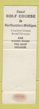 Matchbook Cover - West Branch Country Club West Branch MI
