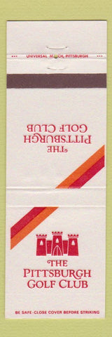 Matchbook Cover - Pittsburgh Golf Club PA WEAR