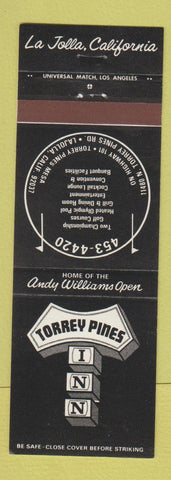 Matchbook Cover - Torrey Pines Inn La Jolla CA