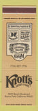 Matchbook Cover - Knott's Berry Farm Buena Park CA