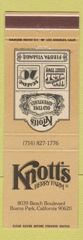 Matchbook Cover - Knott's Berry Farm Buena Park CA