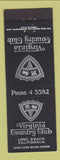 Matchbook Cover - Virginia Country Club Long Beach CA
