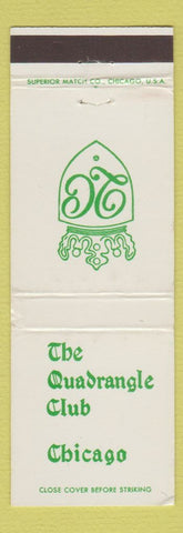 Matchbook Cover - Quadrangle Club Chicago IL